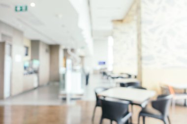 Soyut bulanıklık ve ufuk restoran ve kahve iç