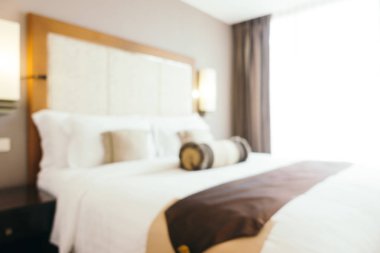 Soyut bulanıklık yatak odası