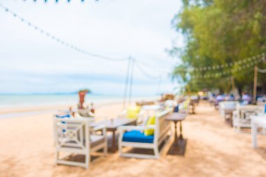 soyut bulanıklık plaj ve deniz