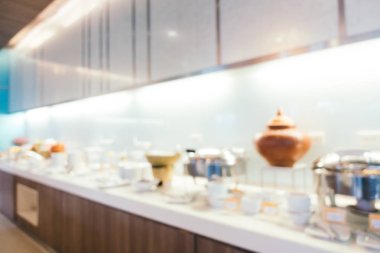 Soyut bulanıklık ve ufuk restoran ve kafe