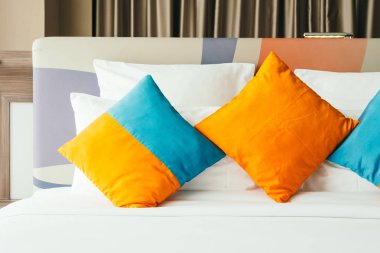 Yastık yatak yatak odası dekorasyon iç