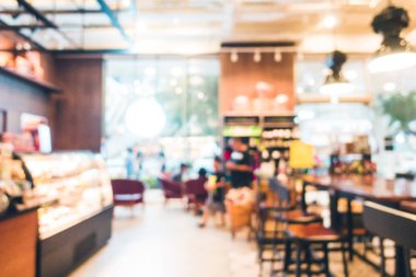 Soyut bulanıklık ve ufuk kafe Cafe Restoran ile