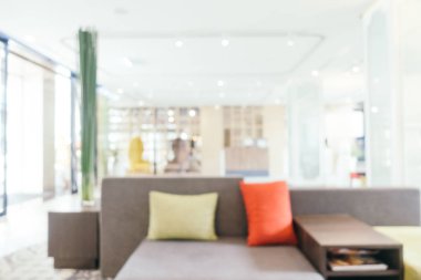 Soyut bulanıklık ve ufuk otel looby ve salon