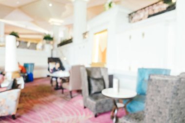 Soyut bulanıklık ve ufuk otel looby ve salon