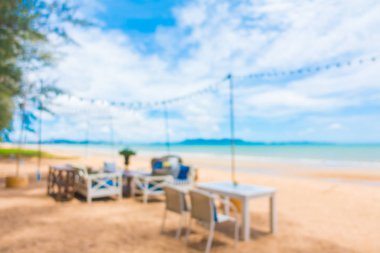 soyut bulanıklık plaj ve deniz