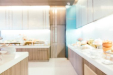 Soyut bulanıklık ve ufuk restoran ve kafe