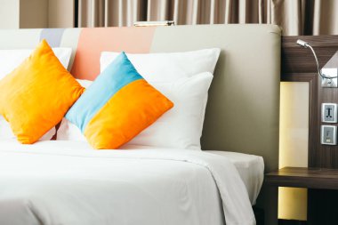 Yastık yatak yatak odası dekorasyon iç