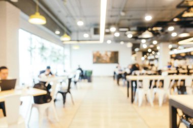 Soyut bulanıklık ve gıda mahkeme Merkezi bölümü stor defocused