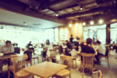 Soyut bulanıklık ve ufuk kafe Cafe iç