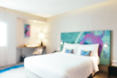 Soyut bulanıklık yatak odası