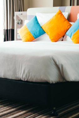 Yastık yatak yatak odası dekorasyon iç