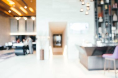 Soyut bulanıklık ve ufuk lüks otel iç