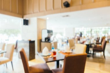 Soyut bulanıklık ve ufuk Restoran iç