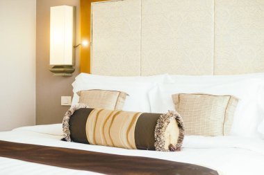 Yastık yatak yatak odası dekorasyon iç