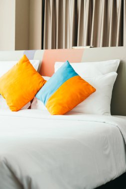 Yastık yatak yatak odası dekorasyon iç