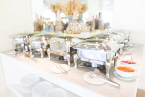 Abstracte vervagen en intreepupil catering buffet — Stockfoto