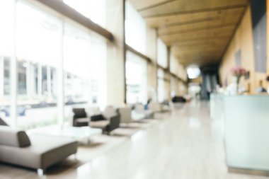 Soyut bulanıklık ve ufuk otel ve lobi salonu