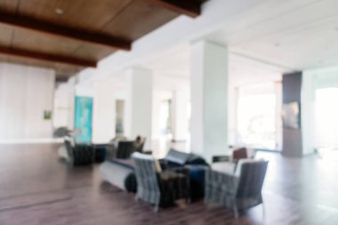 Soyut bulanıklık ve ufuk lüks otel ve lobi iç
