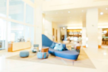 Soyut bulanıklık ve ufuk lobi ve otelin lounge
