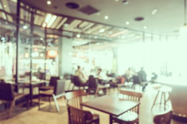 Soyut bulanıklık ve ufuk kafe Cafe iç