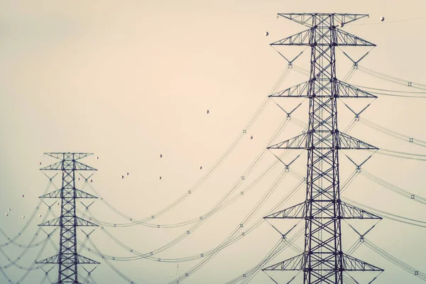 Electricity and High voltage — Stock Photo, Image