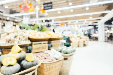 Soyut bulanıklık ve ufuk süpermarket