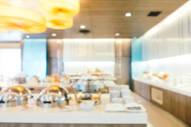 Soyut bulanıklık ve ufuk restoran ve kafe