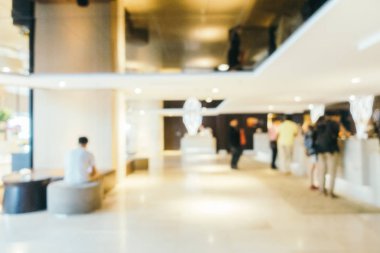 Soyut bulanıklık ve ufuk lüks otel iç