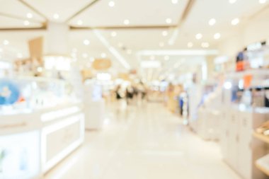 Soyut bulanıklık ve ufuk lüks alışveriş merkezi bölümü s