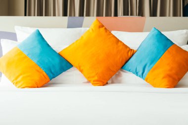 Yastık yatak yatak odası dekorasyon iç