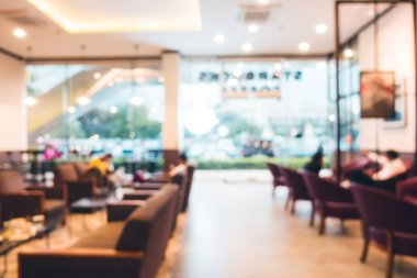 Soyut bulanıklık ve ufuk kafe Cafe Restoran ile