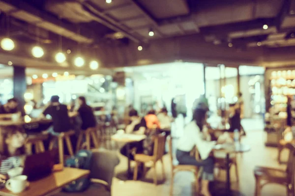 Abstrato borrão e desfocado café café interior — Fotografia de Stock