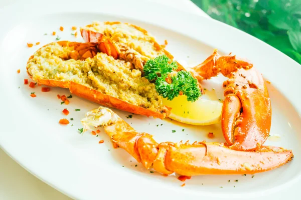 Grilled lobster with butter and garlic — Stock Photo, Image