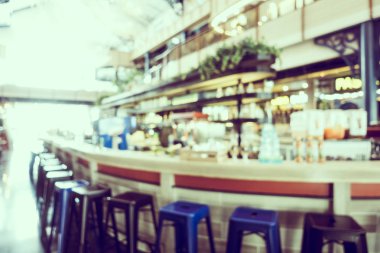 Soyut bulanıklık ve ufuk restoran ve kafe Cafe Inte