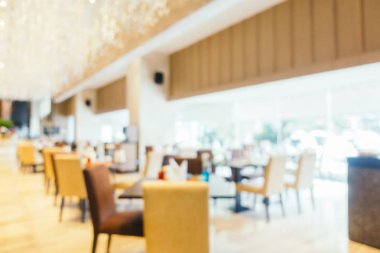 Soyut bulanıklık ve ufuk Restoran iç
