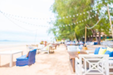 soyut bulanıklık plaj ve deniz