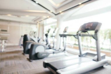 Soyut bulanıklık ve ufuk fitness ekipmanları 