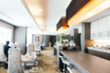 Soyut bulanıklık ve ufuk otel ve lobi salonu