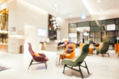 Soyut bulanıklık ve ufuk lüks otel iç