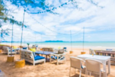 soyut bulanıklık plaj ve deniz