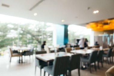 Soyut bulanıklık ve ufuk restoran ve kafe