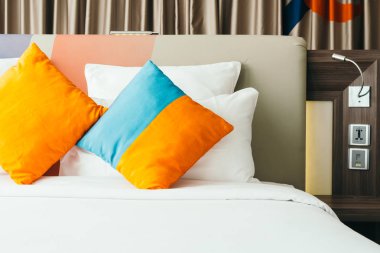 Yastık yatak yatak odası dekorasyon iç