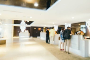 Soyut bulanıklık ve ufuk lüks otel iç