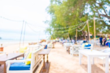 soyut bulanıklık plaj ve deniz