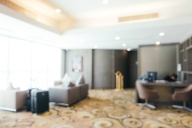 Soyut bulanıklık ve ufuk otel ve lobi salonu