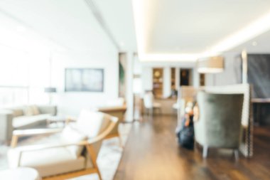 Soyut bulanıklık ve ufuk otel ve lobi iç