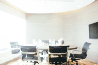 Soyut bulanıklık ve toplantı odası iç