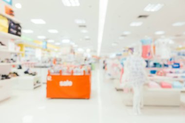 Bokeh ve ufuk alışveriş merkezi ile soyut bulanıklık