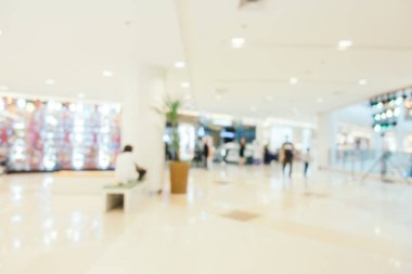 Bokeh ve ufuk alışveriş merkezi ile soyut bulanıklık