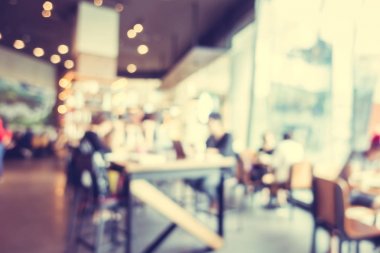 Bulanıklık ve bokeh kafede defocused soyut